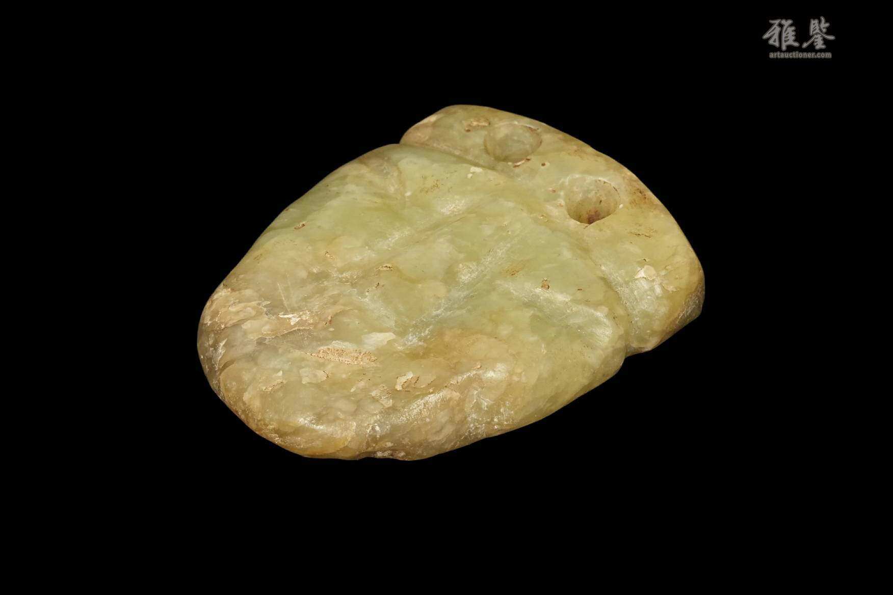 红山玉人面