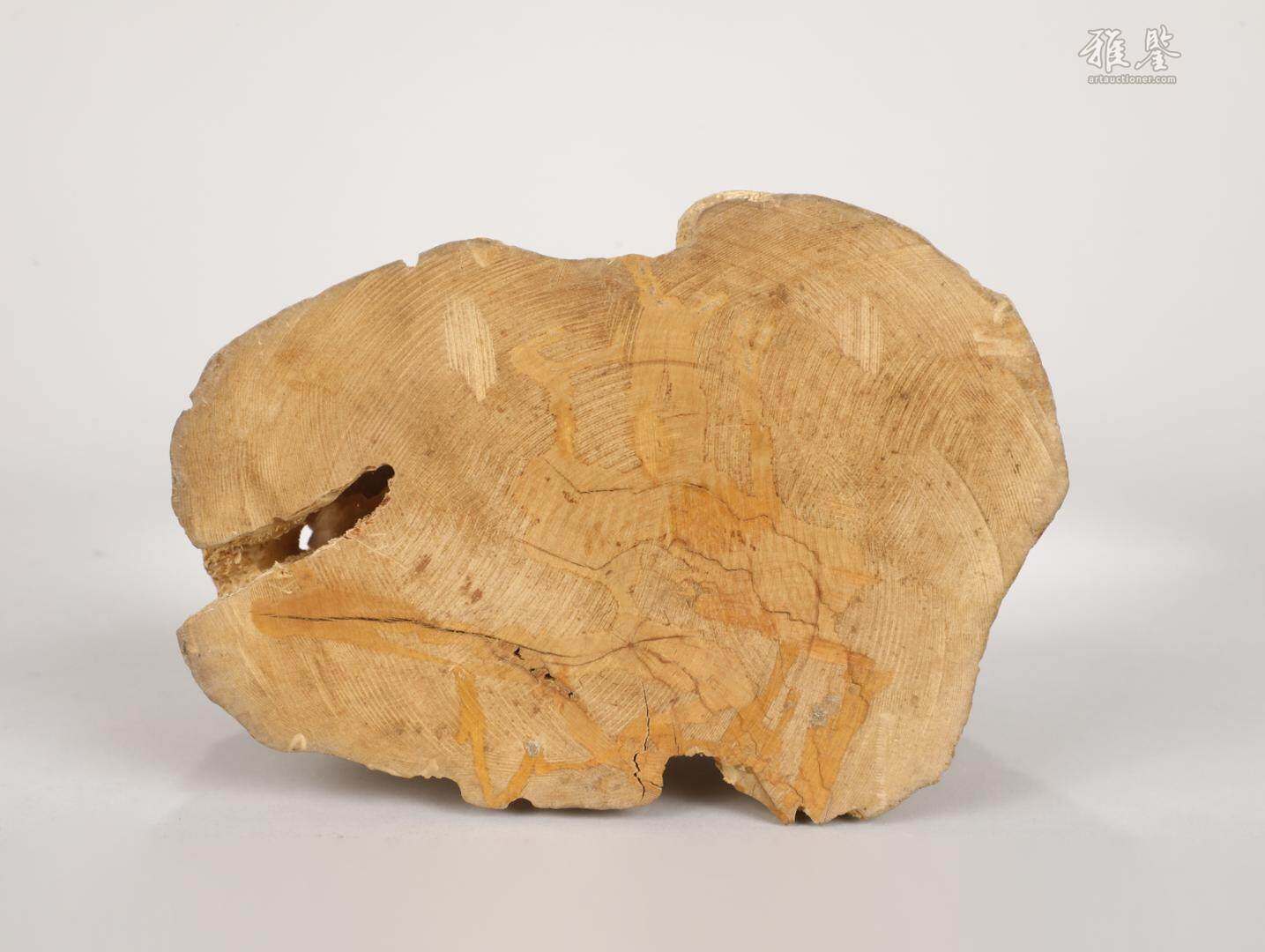 陳耕款 黃楊木雕仕女