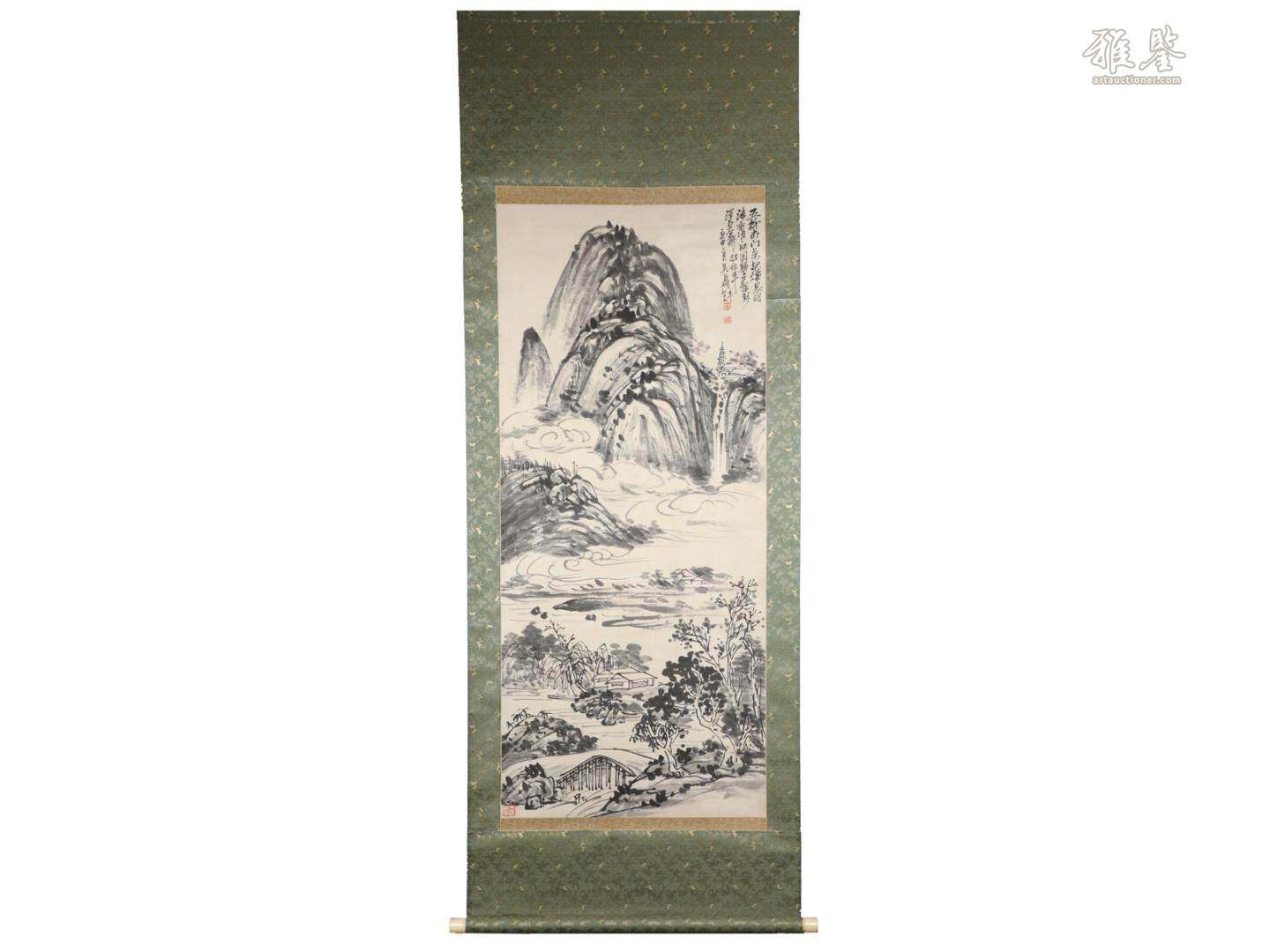 吳昌碩 山水圖