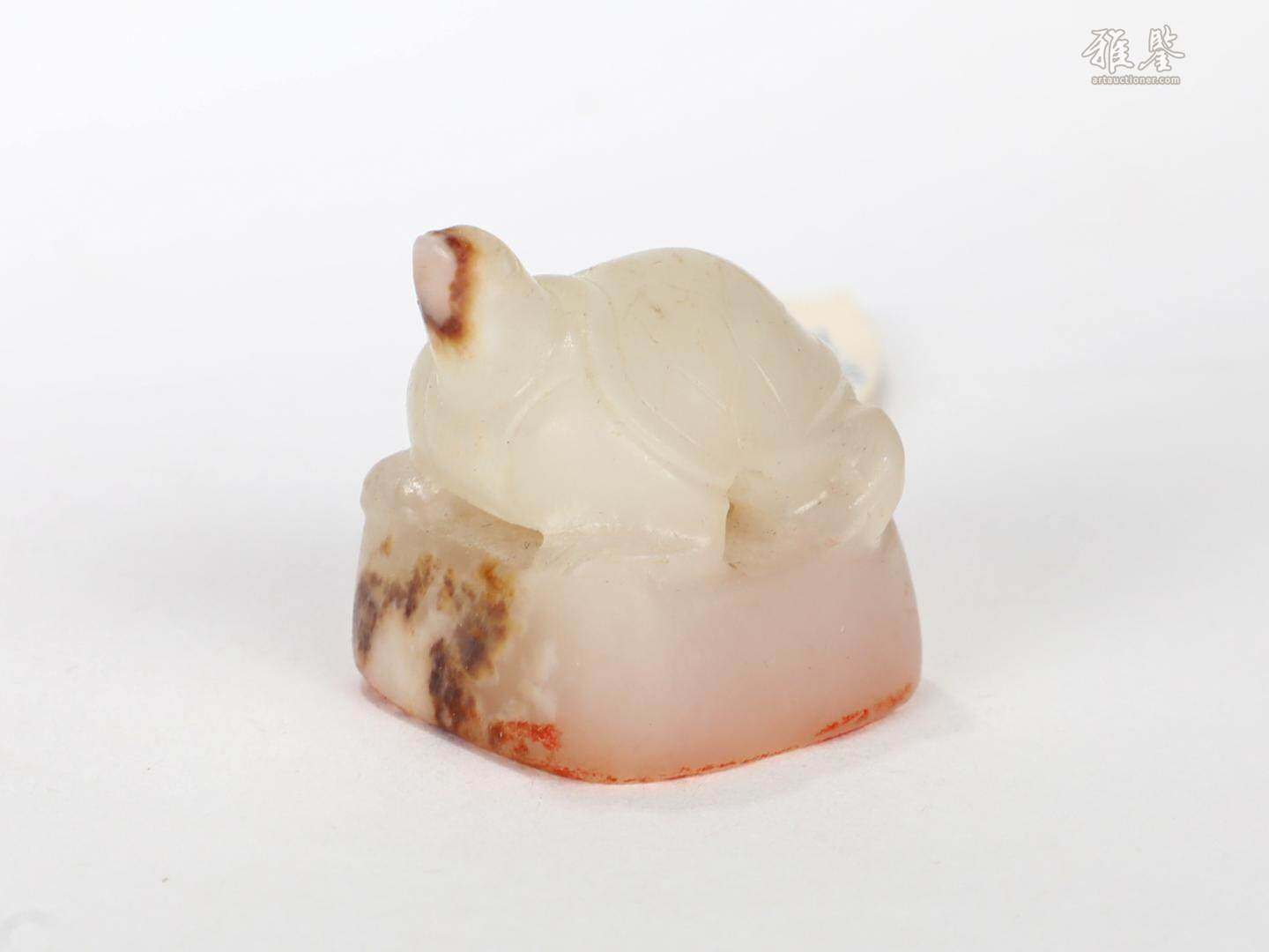 1-3世紀 白玉龜鈕印
