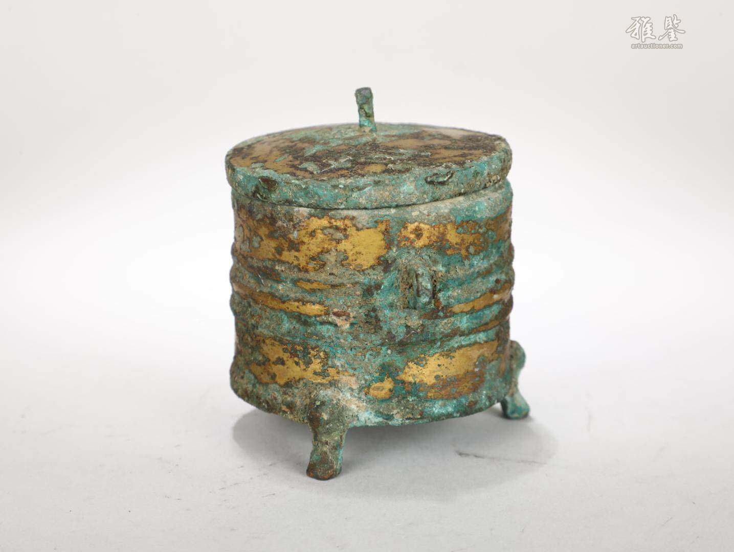 1-3世紀 銅鎏金奩