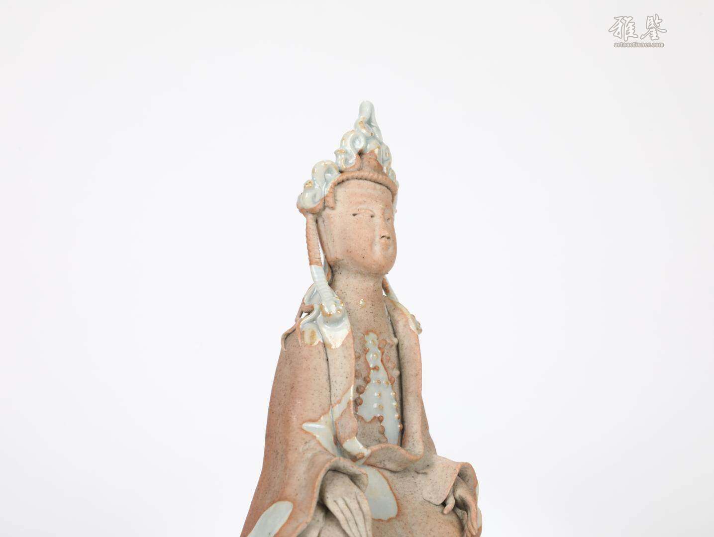 明 龍泉窯觀音像